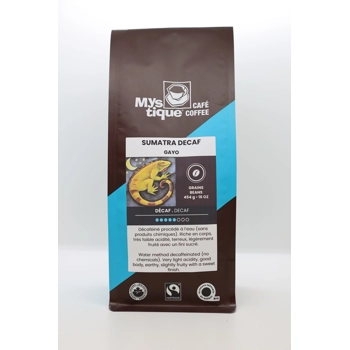 Sumatra Gayo Decaf, Grains, Équitable & Biologique