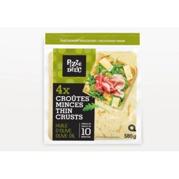 Pâtes à pizza minces nature