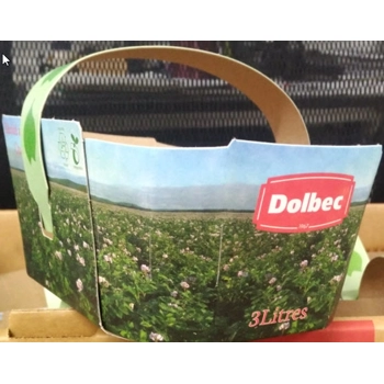 Panier pommes de terre blanches