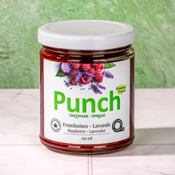 Raspberry and lavender organic spread