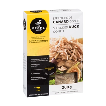 Effiloché de canard confit