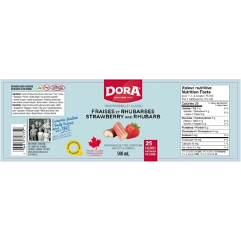 Fraises&Rhubarbes Tartinade