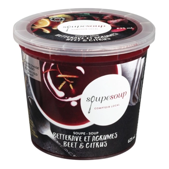 Soupe betterave et agrumes