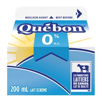 Lait écrémé 0 % M.G.