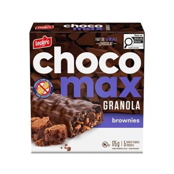 Barres granola enrobées brownie