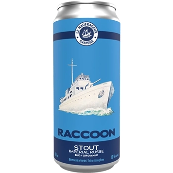 Raccoon, Stout impérial russe, Bière extra-forte à 10%, Bio