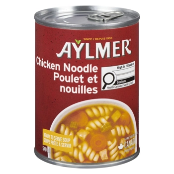 Soupe poulet et nouilles