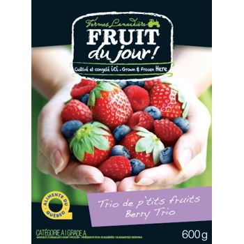 Fraises, Framboises et bleuets surgelés