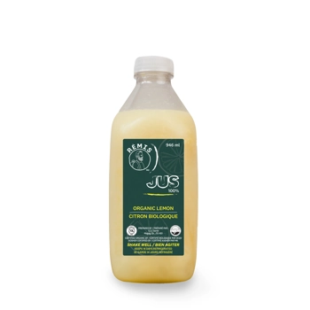 Jus citron, biologique