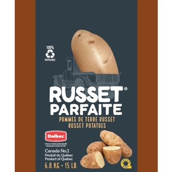 Pomme de terre Russet, gamme parfaite-