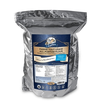 Farine Tout-Usage «La Merveilleuse» Faible en FODMAP, biologique et sans gluten