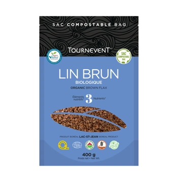 Lin brun biologique