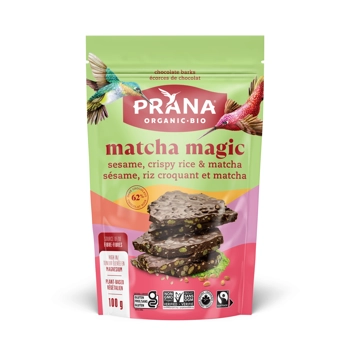 Matcha Magic - Chocolate Bark with roasted sesame, crispy rice & matcha