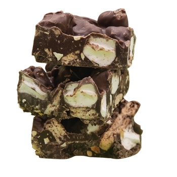 Bouchées Guimauve et noisettes.