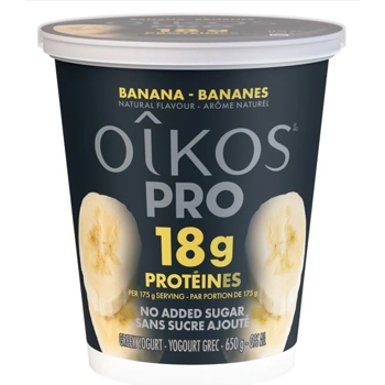 Yogurt Greek 0% - Banana  No sugar added - 18g Protein