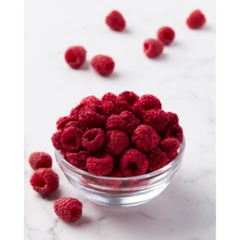 Framboises du Québec lyophilisées