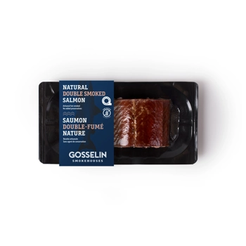 Double smoked salmon