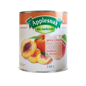 COLLATION  POMMES PÊCHE SANS SUCRE AJOUTÉ