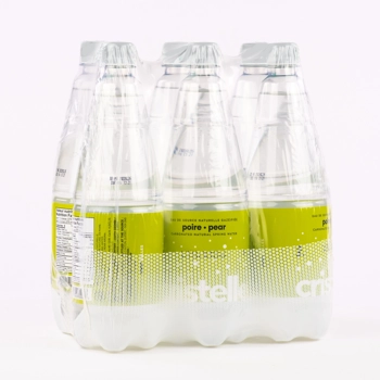 Eau naturelle gazéifiée, arôme poire