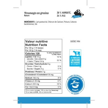 Fromage en grains Nature