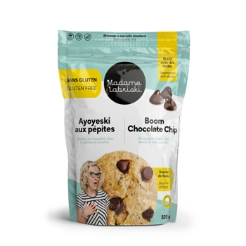 Gluten-free soft cookie mix with no added refined sugar - Boom Chocolate Chip