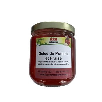 Apple and strawberry jelly