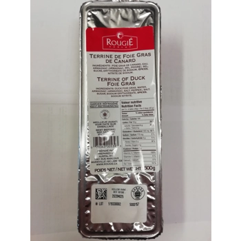 TERRINE DE FOIE GRAS DE CANARD