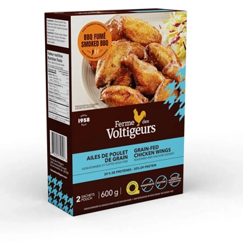 Ailes de poulet de grain BBQ fumé