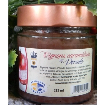 caramelized onions Pérado