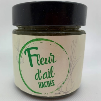 chopped garlic flower