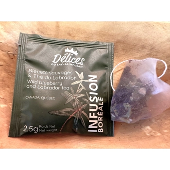Thé du labrador aux bleuets sauvages