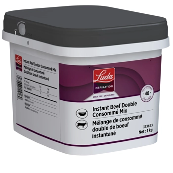 Mélange de consommé double de boeuf instantané