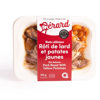 Petit plat Rôti de lard patates jaunes