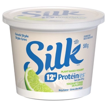 Yogourt à Base de plantes, protéines élevée style grec saveur Lime des Keys