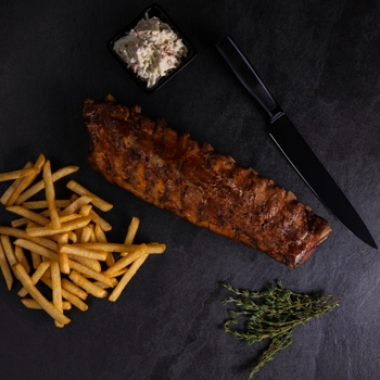 Côtes levées cuites 24oz + avec sauce 6x950g