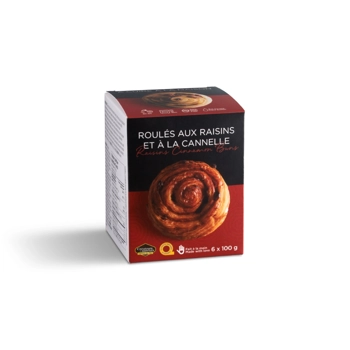 Roulés aux raisins et à la cannelle