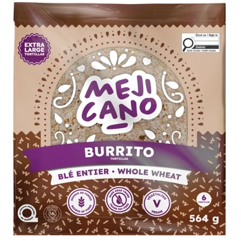 Tortillas blé entier 12" - Burritos