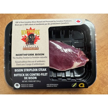 Bifteck de contre-filet de bison