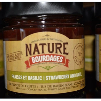 Tartinades de fraises et basilic