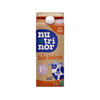 Lait sans lactose 1%