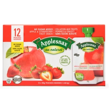 COLLATION AUX POMMES FRAISES NON SUCRÉE