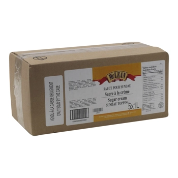 Suger cream sundae topping