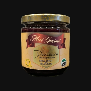 Gourmet - Miel brut biologique aux bleuets