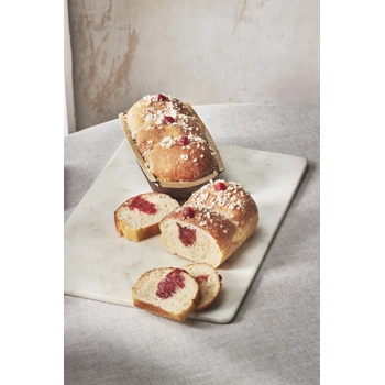 Carré brioché aux fraises du Québec (boutique)