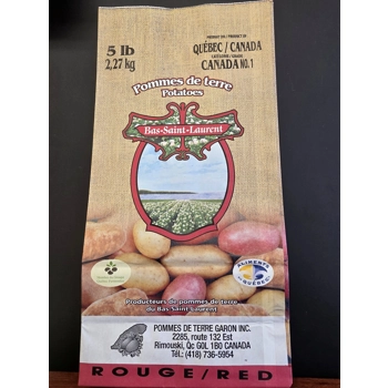 Pommes de terre du Bas Saint-Laurent/Pommes de terre Garon Inc. - Rouge 5 lb