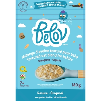 Mélange d'avoine texturé pour bébé Nature