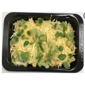 Macaroni and cheese with broccoli