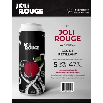 Cocktail au cidre Joli Rouge