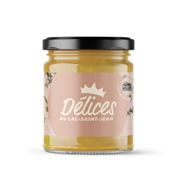 Miel brut de fleurs de bleuets sauvages