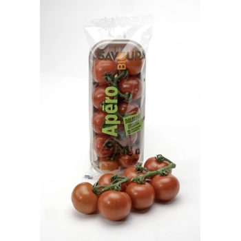 Tomates cocktail sur tige cultivées en serre Apéro | SAVOURA BIO
